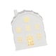 thumbnail image 5 of Figura de casa de pueblo navideña iluminada, centro de mesa, luz LED de noche, decoración navideña para escritorio festivo, chimenea , Techo Redondo, 5 of 5