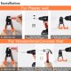 thumbnail image 5 of Organizador para colgar garaje Garage Hooks AOBEN, muy resistente, paquete de 24, 5 of 7