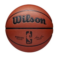 Baloncesto Wilson Nba Authentic Para Interiores Y Exteriores, Color Marrón, Talla 7