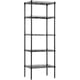 thumbnail image 1 of Estantería BestOffice de 5 niveles ajustable, metal, 30 × 42 × 120 cm, color negro, 1 of 8