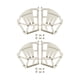 thumbnail image 2 of 2x Gabinete Con Cajón Para Zapatos Bisagra Estante Giratorio Accesorio Gabinete Marcos Abatibles Blanco 3 Capas De Espesor, 2 of 5