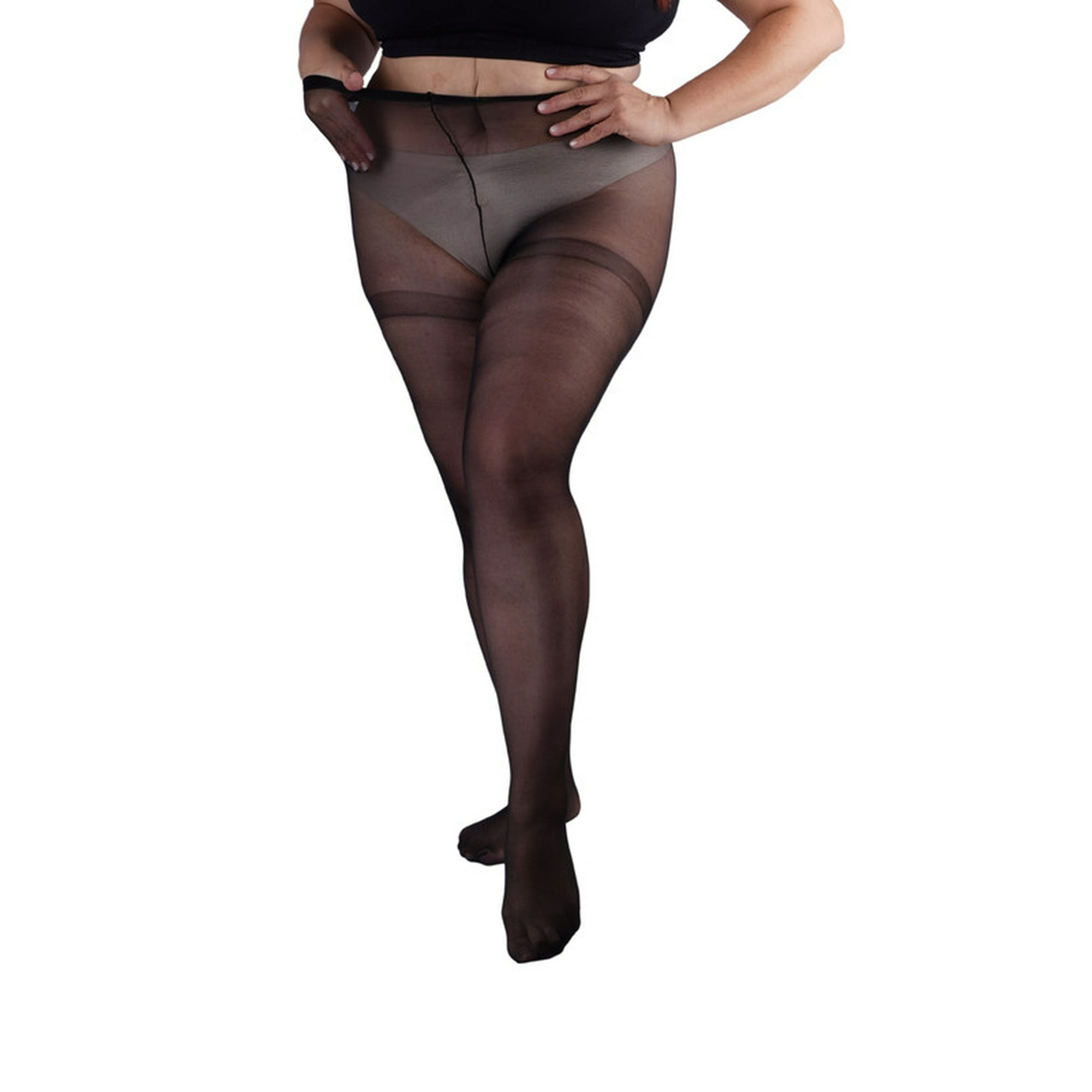 Ingesa - Panty Nylon 18 Denier Xxl Negro