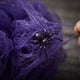 thumbnail image 3 of Telaraña Decorativa con Araña 20gr Halloween Morado, 3 of 3