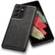 thumbnail image 1 of Premium Business Retro Style Back Cover Artificial Leather Case, Full Wrap Ultra-thin TPU Shock Absorption Fashion Anti-fingerprint, For, Samsung Galaxy S21 5G /S21 Plus + 5G/S21 Ultra 5G Phone Case, 1 of 3