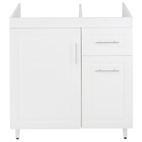 Domsa - Mueble Base De Cocina Blanco Cajones Derecho 78X49X90 Cm (No Incluye Cubierta)