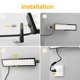 thumbnail image 5 of Luces LED para tiendas Onforu, 90 W, 10000 lm, 6500 K, IP66, impermeables, paquete de 2, 5 of 9