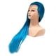 thumbnail image 2 of Cabeza De Entrenamiento Para El Cabello, Cabeza De Maniquí Para Peluquería, Trenza De Cosmetología, Color Azul, 2 of 5