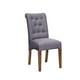 thumbnail image 2 of Silla Oviedo Lino Gris Oscuro, 2 of 2