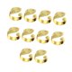 thumbnail image 5 of 10 Anillos De Servilleta Con Forma De Hoja, Dorados, Para Mesas, Fiestas, Celebraciones Y Reuniones Familiares., 5 of 5