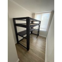 Myr - Cama Alta Con Escritorio 1,90X050 1 Plaza