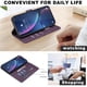thumbnail image 4 of Funda Billetera para Samsung Galaxy S26 Protección RFID y Soporte Ajustable Morado, 4 of 6
