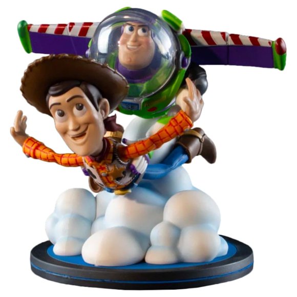 Figura Quantum Mechanix Disney Toy Story 25º Woody & Buzz