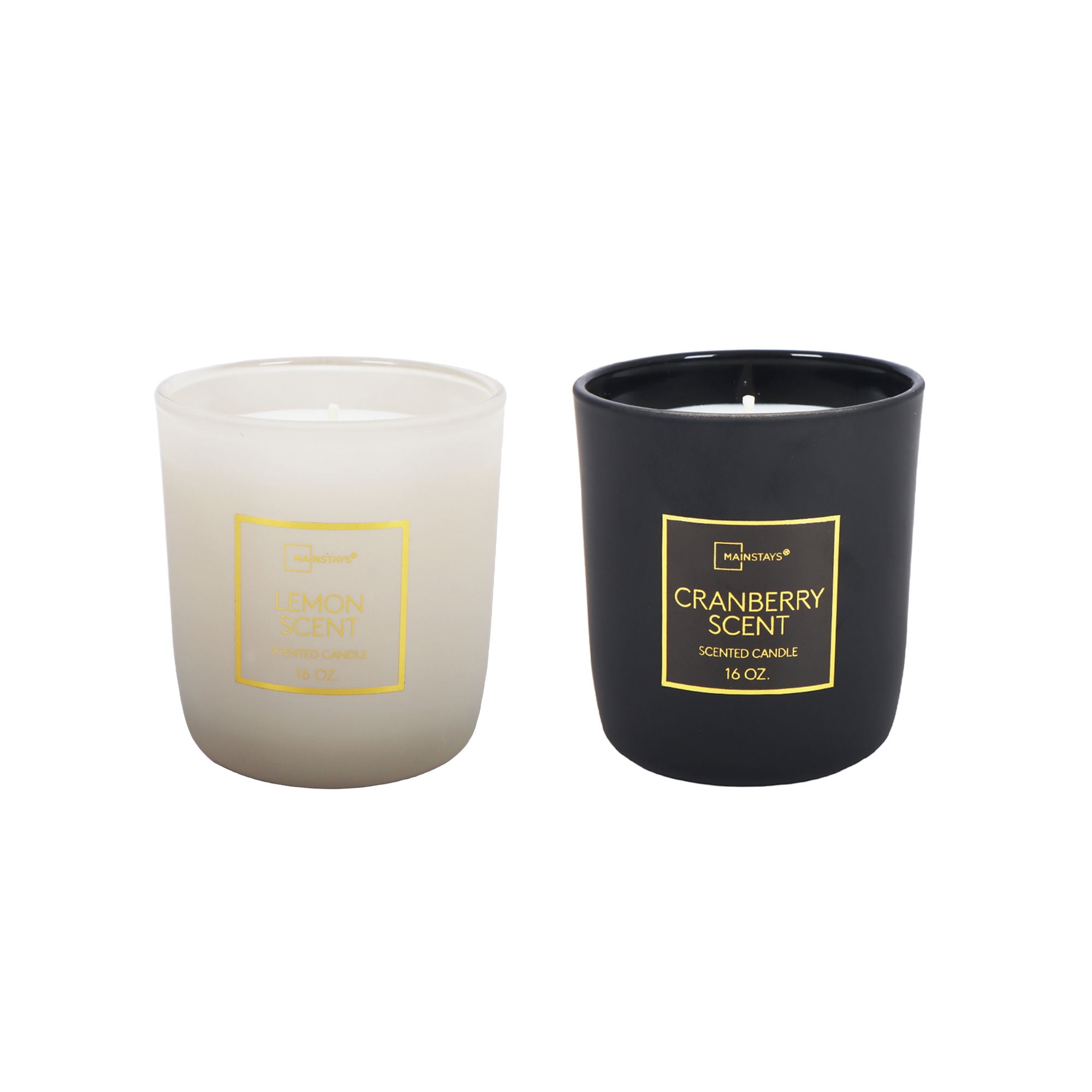 Velas Aromatica Recipiente Vidrio Cramberry y Limon