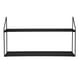 thumbnail image 1 of Repisa 2 Niveles 60X15X33Cm Metal Base Madera Negra, 1 of 3