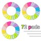 thumbnail image 2 of Notas adhesivas Kozerite 7×8 cm Rayadas – Paquete de 72, 2 of 9