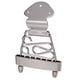 thumbnail image 1 of Trapeze Shappiece Bridge Shirt Frame Para 6 String Archtop Jazz Guitar Silver, 1 of 3
