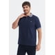 thumbnail image 2 of Polera Hombre Slim Cuello Camisero Azul Marino - ll, 2 of 4