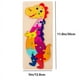 thumbnail image 1 of Rectangle Toddler Puzzle,Wooden Puzzle For Children, Animals Puzzles Dinosaur Crocodile Caterpillar Giraffe,Colorful Wood Numbered Puzzles Baby Infant Kid Preschool Learning Educational Toys, 1 of 3