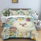 thumbnail image 1 of x1527 Bed SheetsAnimals Cute Cat Bedding Set Boys Girls Twin Size Duvet Cover Pillowcase Bed Kids Adult Fashion Home Textileextile 3-Piece Bedding Set (1 Duvet Cover + 2 Pillow Shams) nj1527, 1 of 5