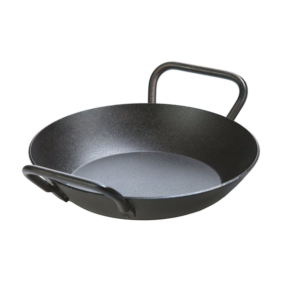 Skillet Lodge, acero al carbono presazonado, 20 cm, doble asa