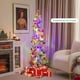 thumbnail image 2 of Lápiz flocado preiluminado Christmas Tree Goplus de 1,5 m con 150 LED, 2 of 3