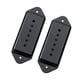 thumbnail image 2 of 1 set pickup cover dog ear single bobina para piezas de guitarra eléctrica black, 2 of 5