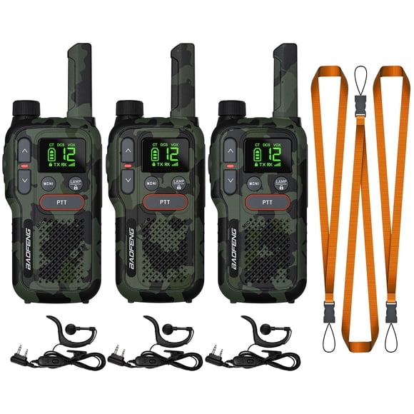 Walkie Talkies Gt 18 Para Niños Y Adultos Paquete De 3