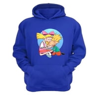 Genérico - Polerón Canguro Hola Arnold Azul Talla Xs Unisex