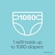 thumbnail image 3 of Recambio Jumbo Diaper Genie Cuadrado 1080 Paaales Antiodor, 3 of 3