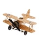 thumbnail image 1 of Retro Desktop Iron Airplane Aircraft Modelo Decoración Del Hogar Amarillo, 1 of 5