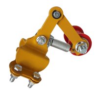 Ioensy - Tensor De Cadena De Moto Ajustador De Cadena De Metal Para La Mayoría De Motocicletas Atv Amarillo