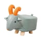thumbnail image 1 of Reposapiés Otomano Reposapiés De Animales De Madera Para Habitación De Invitados, Entrada, Porche Oveja Azul, 1 of 6