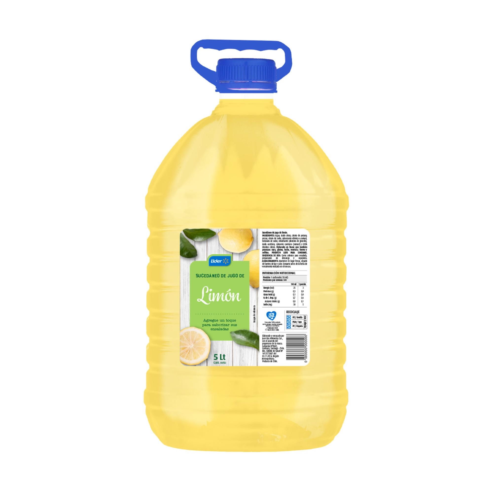 Sucedáneo De Limón Bidon 5 L Lider