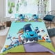 thumbnail image 2 of Mojo Swoptops Conjunto de sábanas temático, trío de piezas, cómodo y amigable con la piel, diseño único, regalo de decoración para el hogar para familiares, amigos y fans,173cm *218cm, 2 of 6