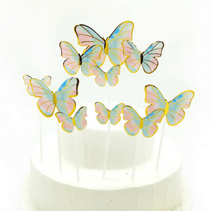 Genérico - Topper Deco Mariposa Celeste X10 Uni