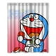 thumbnail image 1 of Cortina de ducha de Doraemon con dibujos animados, juego de cortina de baño con ganchos, tamaño 66 x 72 pulgadas, 1 of 3