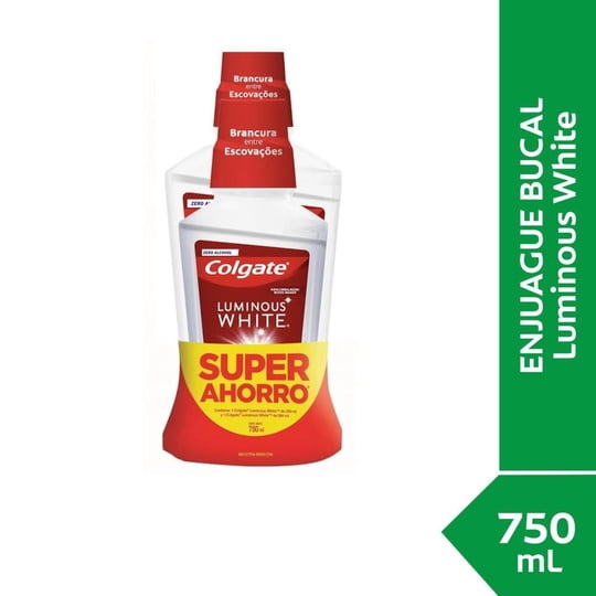 Enjuague Bucal Luminous White Xd Shine 750 ml Colgate