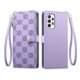 thumbnail image 1 of Funda Billetera con Cierre para [samsung galaxy A72 5G] con Tarjetero, Soporte y Correa de ManoMorado, 1 of 5
