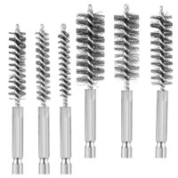 Ioensy - Limpiador De Cepillos De Nailon/Acero Inoxidable/Cobre, Limpieza De Tubos, Acero Inoxidable, 6 Uds.