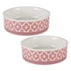 thumbnail image 1 of Juego de cuencos y botes para mascotas Bone Dry Lattice Collection, tamaño grande, 1 of 8