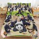 thumbnail image 1 of Jujutsu Kaisen Bedding Set Duvet Cover Comfortable and Lightweight Cartoon Bedding 3 Piece Bed Set, 1 of 5