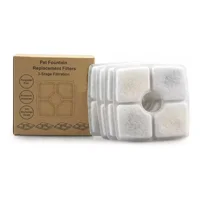 Center Web - Filtros Bebedero Cuadrados Fuente De Agua X4