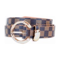 Cinturón De Mujer Carven Paris Margot Café