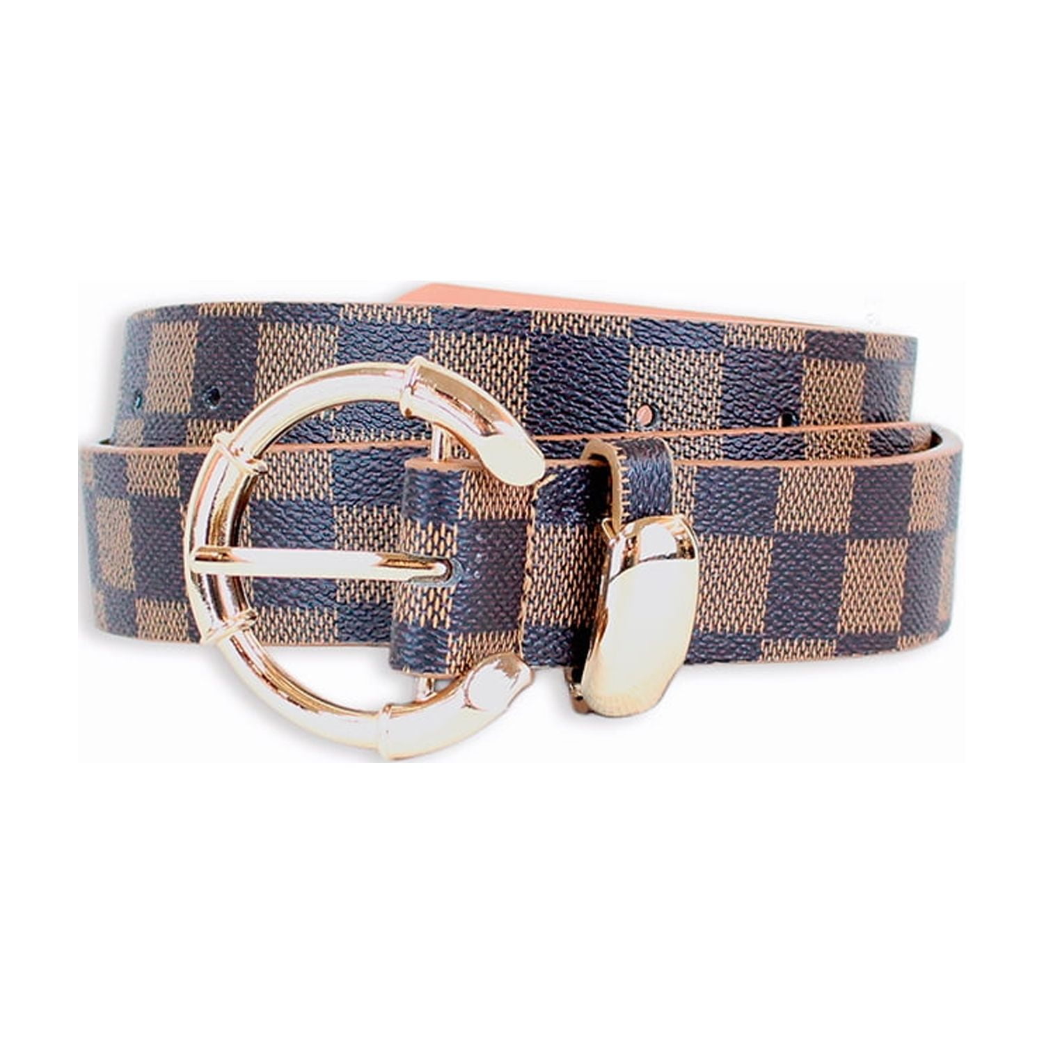 Cinturón De Mujer Carven Paris Margot Café