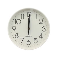 Puntostore - Reloj De Pared Blanco 25Cm Números Negros Moderno - Ps