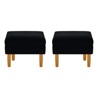 Bodevir - Set Pouf Sky 1C Felpa 04 Negro