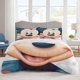 thumbnail image 1 of Mickey Mouse Bedding Sets Cartoon Duvet Cover Lightweight 3 Piece Bet Sets for Kids Boys Girls, 1 of 5