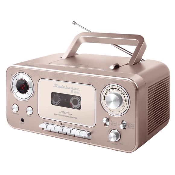 Reproductor De Cd Estéreo Portátil Con Bluetooth