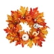 thumbnail image 1 of Corona De Hojas De Arce Para Puerta Delantera, Corona De Otoño Para Fiesta, Granja, Dormitorio, 50cm, 1 of 5