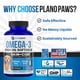 thumbnail image 4 of Suplemento De Aceite De Pescado Plano Paws Omega 3 Para Perros 90 Pastillas, 4 of 8